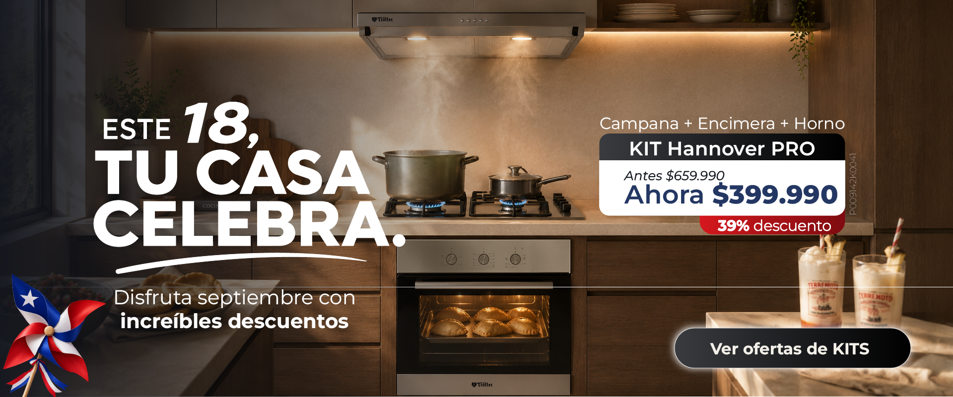 Promoción de kits de cocina Albin Trotter